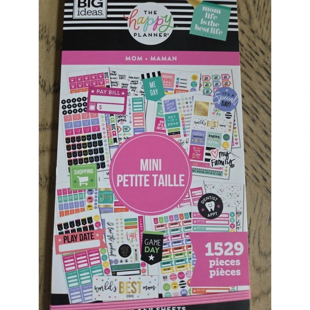 The Happy Planner Sticker Books LOT OF 3 New NWT Planner Stickers Happy Planner